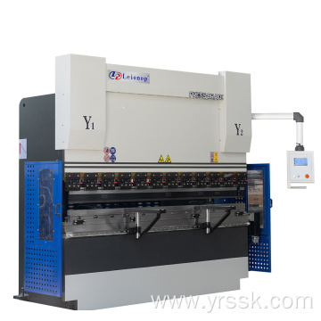 125 tons 4 meters high efficiency servo CNC bending machine, mechanical compensation